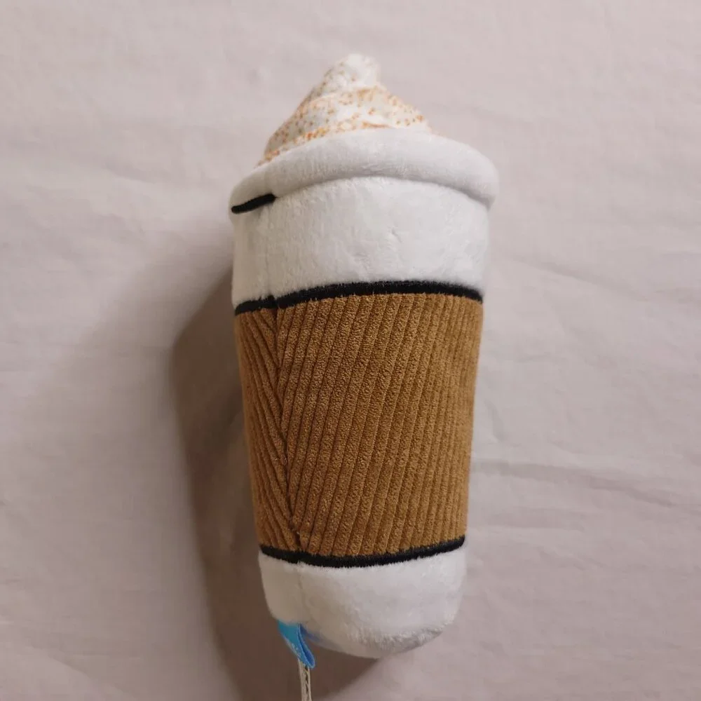 Bark Brew Coffee Cup Large Dog Toy With Squeaker